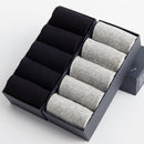 5/10 Pairs/Lot  Men's Cotton Socks Plus Size Black Business Men Socks Breathable Spring Summer Autumn for Male Eur Size(39-48)