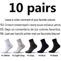 5/10 Pairs/Lot  Men's Cotton Socks Plus Size Black Business Men Socks Breathable Spring Summer Autumn for Male Eur Size(39-48)
