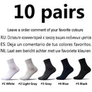 5/10 Pairs/Lot  Men's Cotton Socks Plus Size Black Business Men Socks Breathable Spring Summer Autumn for Male Eur Size(39-48)