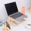 Wood Universal Laptop Stand Cooling Bracket for Notebook Macbook Pro Air IPad Pro Detachable Wooden Holder Mount