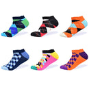 Socks Men's Invisible Short Summer Socks Quality Business Casual spring Color Combed cotton Boat Socks