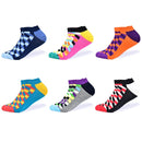 Socks Men's Invisible Short Summer Socks Quality Business Casual spring Color Combed cotton Boat Socks