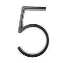 125mm Floating House Number Letters Big Modern Door Alphabet Home Outdoor 5 in.Black Numbers Address Plaque Dash Slash Sign