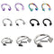 1pc metal Horseshoe Fake Nose Ring C Clip BCR Septum Lip stainless steel Piercing Falso Nose Rings Hoop For Women Men