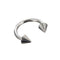 1pc metal Horseshoe Fake Nose Ring C Clip BCR Septum Lip stainless steel Piercing Falso Nose Rings Hoop For Women Men