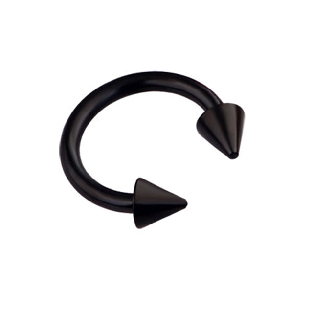 1pc metal Horseshoe Fake Nose Ring C Clip BCR Septum Lip stainless steel Piercing Falso Nose Rings Hoop For Women Men