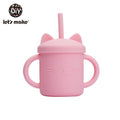 Let'S Make Baby Feeding Cups Cute Cartoon Baby Learning Cups Food Grade For Toddlers & Kids With Silicone Sippy Cup