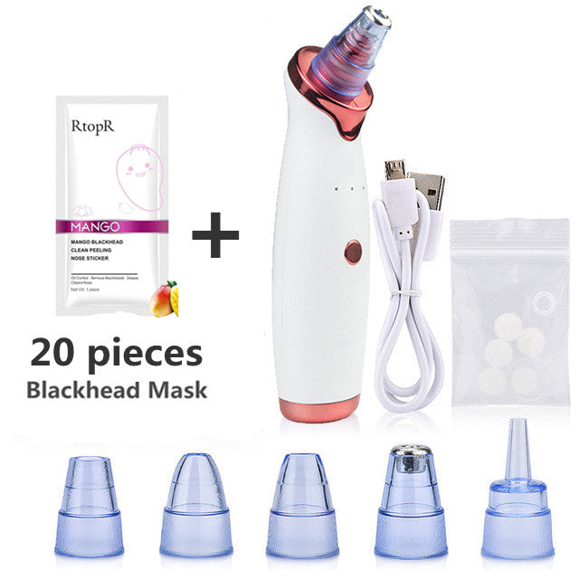 Facial Blackhead Remover Electric Acne Cleaner Blackhead Black Point Vacuum Cleaner Tool Black Spots Pore Cleaner Machine