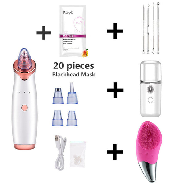 Facial Blackhead Remover Electric Acne Cleaner Blackhead Black Point Vacuum Cleaner Tool Black Spots Pore Cleaner Machine