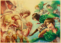 Japanese Classic Anime Attack on Titan Season 4 Poster Kraft Paper Prints and Posters Home Room Decor Art Wall Stickers