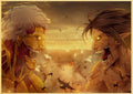 Japanese Classic Anime Attack on Titan Season 4 Poster Kraft Paper Prints and Posters Home Room Decor Art Wall Stickers