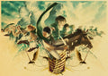 Japanese Classic Anime Attack on Titan Season 4 Poster Kraft Paper Prints and Posters Home Room Decor Art Wall Stickers