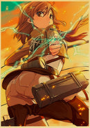 Japanese Classic Anime Attack on Titan Season 4 Poster Kraft Paper Prints and Posters Home Room Decor Art Wall Stickers