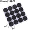 1-24PCS Thickening Self Adhesive Furniture Leg Feet Rug Felt Pads Anti Slip Mat Bumper Damper For Chair Table Protector Hardware