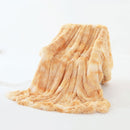 Fluffy Long Plush Throw Blanket Super Soft Double-sided Bedspread Blanket Shaggy Shawl Blanket for Adults Children