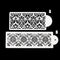 2 Style Cake Side Cupcake Stencil Cake Damask Lace Border Sugarcraft Decoration Cake Mould Plastic Baking Cake Decorating Tool