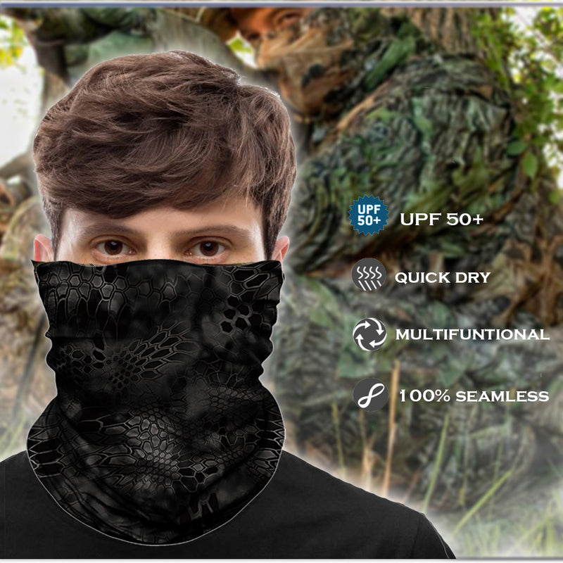Military Mask Bandana Hunting Facemask kryptek Typhon Headband Army Camo Neck Gaiter Buff Scarf Tube Seamless Outdoors Camping