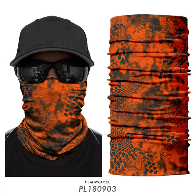 Military Mask Bandana Hunting Facemask kryptek Typhon Headband Army Camo Neck Gaiter Buff Scarf Tube Seamless Outdoors Camping