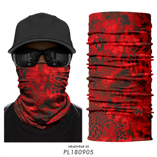 Military Mask Bandana Hunting Facemask kryptek Typhon Headband Army Camo Neck Gaiter Buff Scarf Tube Seamless Outdoors Camping