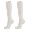 Compression Stockings Blood Circulation Promotion Slimming Compression Socks Anti-Fatigue Comfortable Solid Color Socks