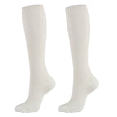 Compression Stockings Blood Circulation Promotion Slimming Compression Socks Anti-Fatigue Comfortable Solid Color Socks