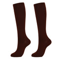 Compression Stockings Blood Circulation Promotion Slimming Compression Socks Anti-Fatigue Comfortable Solid Color Socks