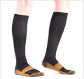 Compression Stockings Blood Circulation Promotion Slimming Compression Socks Anti-Fatigue Comfortable Solid Color Socks