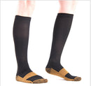 Compression Stockings Blood Circulation Promotion Slimming Compression Socks Anti-Fatigue Comfortable Solid Color Socks