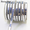 1 yard silver gold glass rhinestone hot fix tape ribbon crystal rhinestone decoration iron on shoes clothing accessories TR047