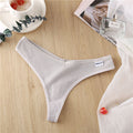 Sexy Women's Panties G-String Thong Underwear Cotton Panties Female Underpants Solid Color T-Back Pantys Intimates Lingerie