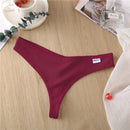 Sexy Women's Panties G-String Thong Underwear Cotton Panties Female Underpants Solid Color T-Back Pantys Intimates Lingerie