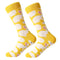 LETSBUY women socks combed cotton harajuku funny creative cartoon animal crew socks lady girls fruit dog bird chili men socks