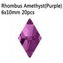 New sale Strass Korean Fashion 3D Nail Art Rhinestone Rhombus 6X10mm Flatback Pixie Crystal Stones For DIY Nail art Decoration