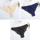 New Sexy Lace G String Panties For Women Nylon Silk Panty Thong Briefs Underwear Lingerie Female Ladies Floral Pantys Underpants