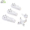 20PCS White Painting Photo Plastic Invisibl Nail Plastic Hanging Hanger Home Decor Wall Hooks Mount Picture Frame Seamless Nail