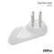 20PCS White Painting Photo Plastic Invisibl Nail Plastic Hanging Hanger Home Decor Wall Hooks Mount Picture Frame Seamless Nail