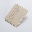 Fashion Slim Minimalist Wallet PU Leather Credit Card Holder Short Purse Leather ID Card Holder Candy Color Bank Multi Slot Card