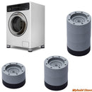 4pcs Universal Anti Vibration Feet Pads Washing Machine Rubber Mat Anti-Vibration Pad Dryer Refrigerator Base Fixed Non-Slip Pad