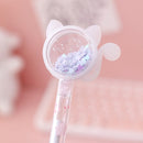 1 Pcs Lytwtw's Stationery Kawaii Gel Pen School Office Supply Novel Creative Cat Glitter Recreation Cute Gel Pen