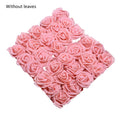 10/20/30 Heads 8CM Artificial PE Foam Rose Flowers Bride Bouquet Flower For Wedding Party Decorative Scrapbooking DIY Flower