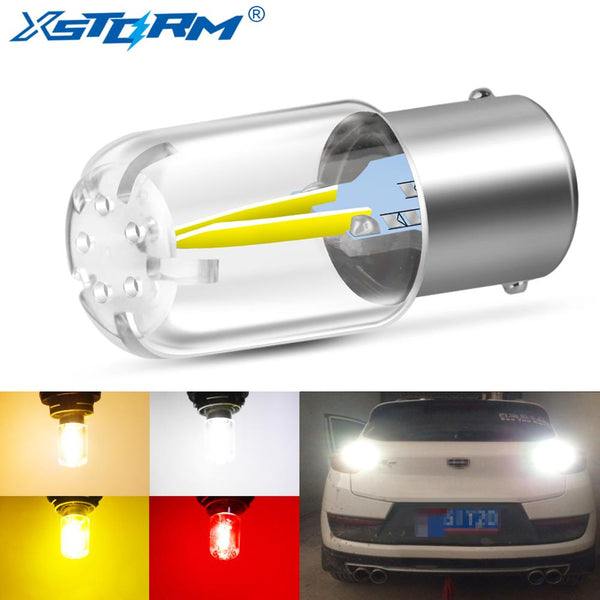 1156 1157 Led Bulb BA15S BAY15D P21W P21/5W LED R5W R10W Car Turn Signal Lights Reverse Lamp COB 12V Automobile White Red Yellow
