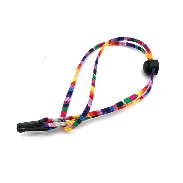 1-5PCS Adjustable Mask Lanyard Mask Holder Hanging Hook Storage Acrylic Artifact Portable Chain Safety Anti-Drop Traceless Ear