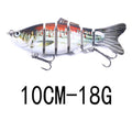 13.7cm 27g Sinking Wobblers 8 Segments Fishing Lures Multi Jointed Swimbait Hard Bait Fishing Tackle For Bass Isca Crankbait