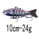 13.7cm 27g Sinking Wobblers 8 Segments Fishing Lures Multi Jointed Swimbait Hard Bait Fishing Tackle For Bass Isca Crankbait