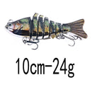 13.7cm 27g Sinking Wobblers 8 Segments Fishing Lures Multi Jointed Swimbait Hard Bait Fishing Tackle For Bass Isca Crankbait