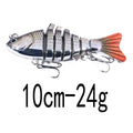 13.7cm 27g Sinking Wobblers 8 Segments Fishing Lures Multi Jointed Swimbait Hard Bait Fishing Tackle For Bass Isca Crankbait
