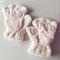 Women Bear Plush Cat Paw Claw Gloves Winter Faux Fur Cute Kitten Fingerless Mittens Gloves Christmas Halloween for Womens Girls