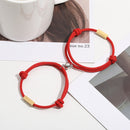 1 Pair Custom Name Bracelet The Pledge of Eternal Love Magnet Attracts Each Other Staniless steel Couples Bracelet Men and Women