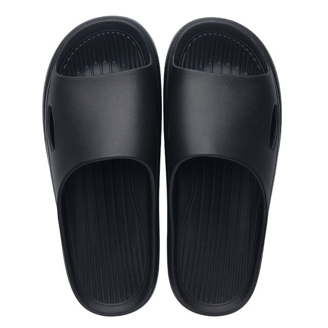 New Home Couple Slippers Comfortable Fashionable Sandals Woman Indoor Soft Slippers Non-Slip Thick-Soled Eva Integrated Shoes