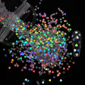2g Holographic Nail Art Glitter Shiny Sweet Love Heart Flakes Sequins 3D Nails Paillette Manicure Valentine's Day Decorations